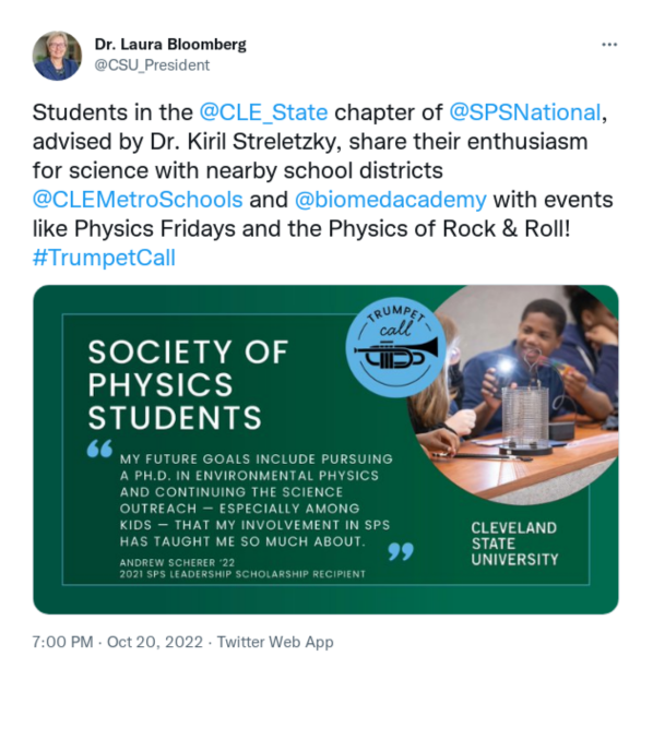 TrumpetCall Twitter Campaign Cleveland State University